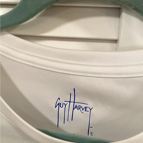 Guy Harvey Long Sleeve “Layered Marlin & Swordfish” Sun Protection Fishing Shirt - Picture 4 of 6